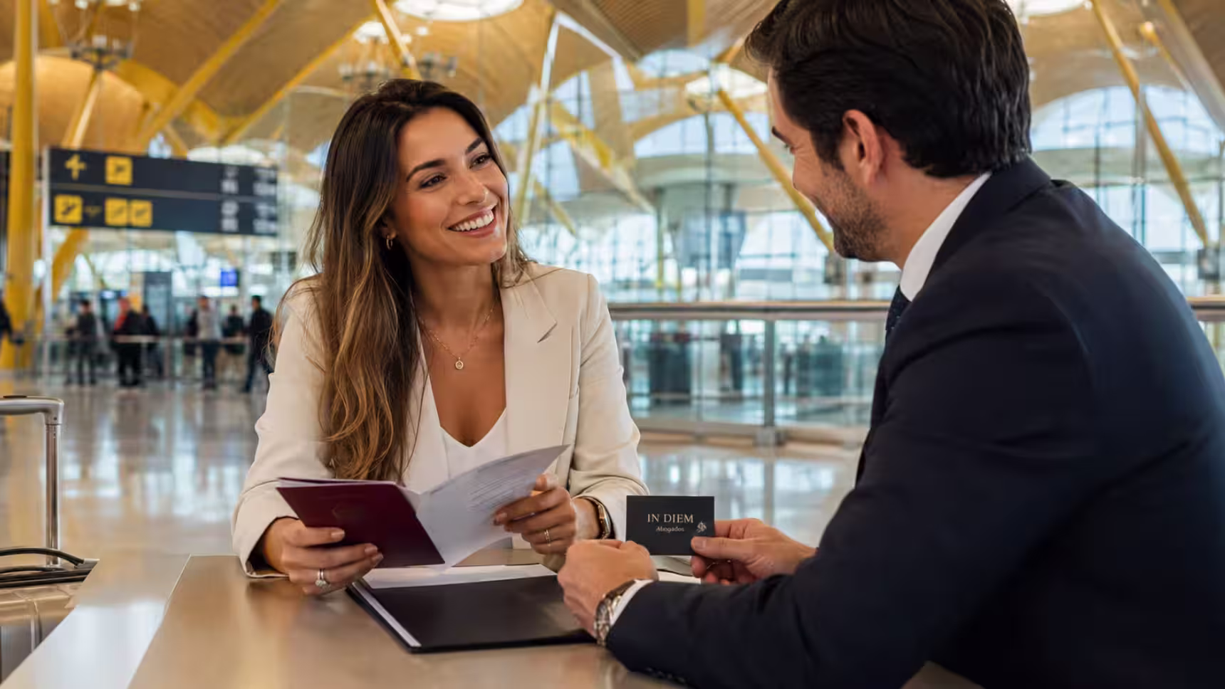 Asistencia legal de In Diem para pasajeros a los que no permiten entrar en Madrid-Barajas